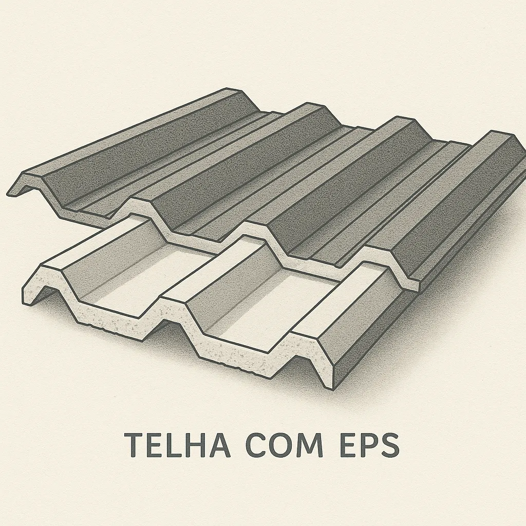 Isotec - EPS para Isolamento de Telhas TP 40 - RJ // Venda de Telhas de EPS