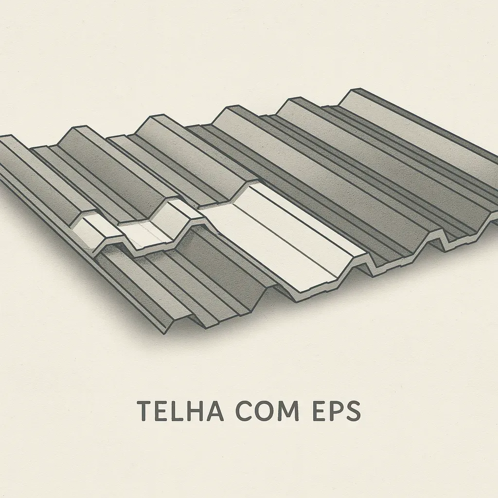 EPS para Isolamento de Telhas TP 40 - RJ // Venda de Telhas de EPS