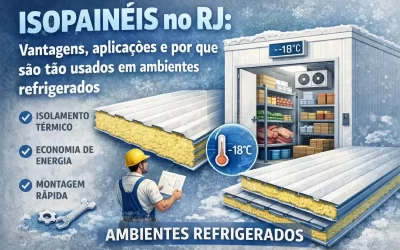 Isopainéis no RJ: Vantagens, aplicações e por que são tão usados em ambientes refrigerados