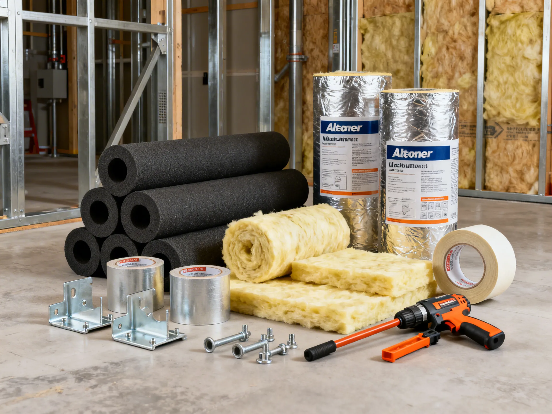 Acessórios para isolamento - Rio de Janeiro | Alumínio liso, corrugado...